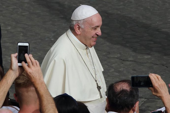 El Papa en la primera audiencia general con fieles desde el inicio de la pandemia