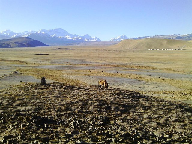 Paisaje tibetano