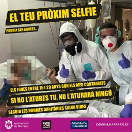 Campaña de concienciación sobre el coronavirus del Ayuntamiento de Marratxí.