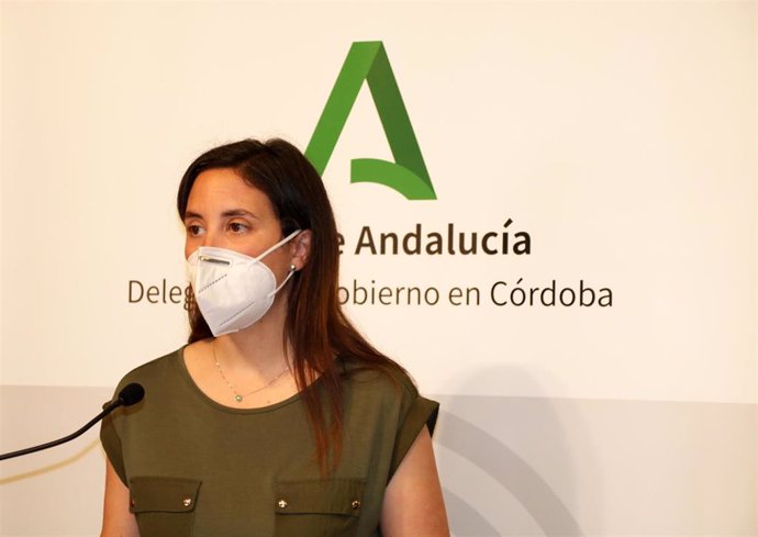 La delegada de Fomento, Infraestructuras y Ordenación del Territorio de la Junta de Andalucía en Córdoba, Cristina Casanueva, en una imagen de archivo