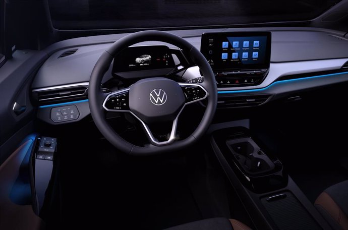 Interior del ID.4 de Volkswagen.