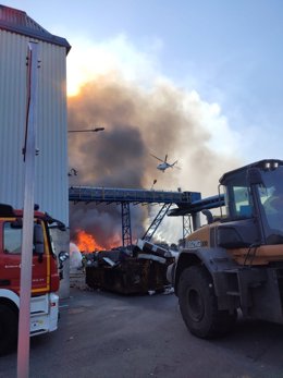 INCENDIO EN ECOPARQUE