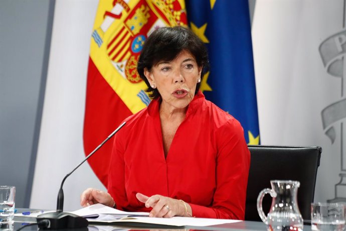 La ministra d'Educació i Formació Professional, Isabel Celaá
