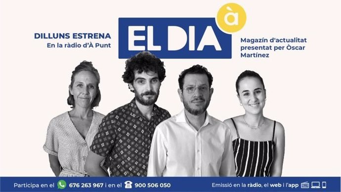 'El Dia  Punt', El Nuevo Magacín De Las Mañanas De La Radio Pública Valenciana