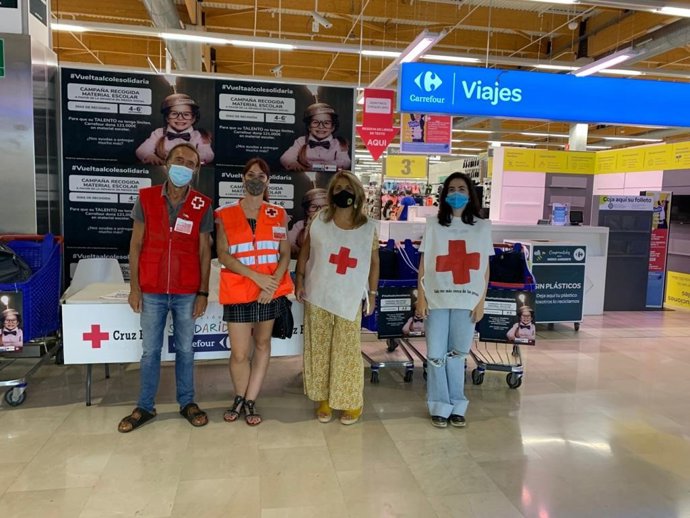 Voluntarios de Cruz Roja Región de Murcia