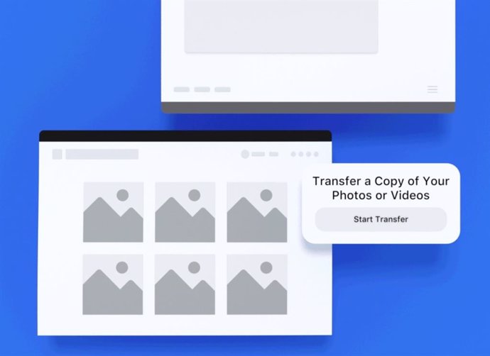 Transferencia de fotos de Facebook.