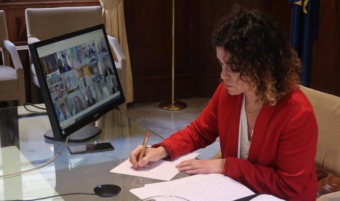 La consellera de Hacienda y Relaciones Exteriores, Rosario Sánchez.