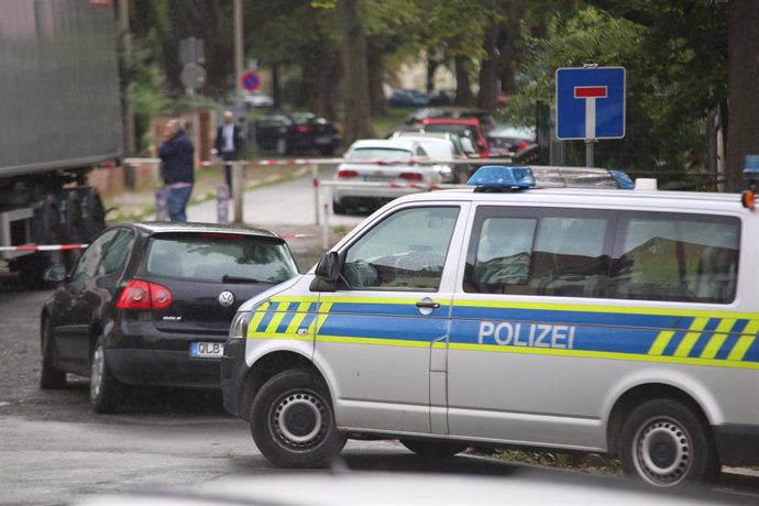 Policía en Sajonia, Alemania