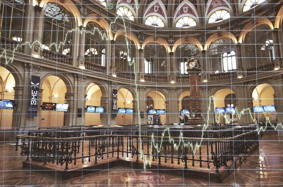 Valores en la Bolsa de Madrid (España), a 1 de septiembre de 2020.