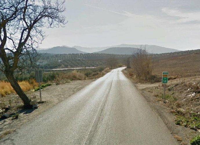 Carretera A-4154 Entre Loja Y Ventorros De San José