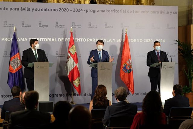 Fernández Mañueco presenta en Ávila el Programa Territorial de Fomento de la provincia.