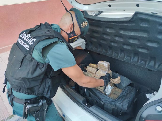 Droga incautada por la Guardia Civil en Granada