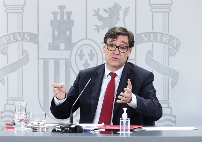 El ministre de Sanitat, Salvador Illa. La Moncloa, Madrid (Espanya), 4 de setembre del 2020.