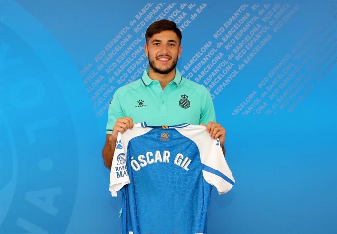 El nuevo jugador del RCD Espanyol Óscar Gil