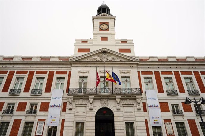 Imagen de recurso de la Real Casa de Correos, sede del Gobierno regional de la Comunidad de Madrid.
