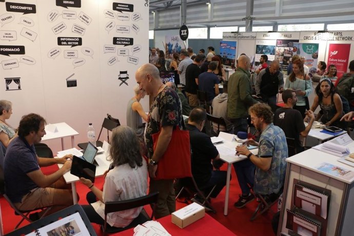 Imagen de archivo de un encuentro de profesionales en FiraTrrega.