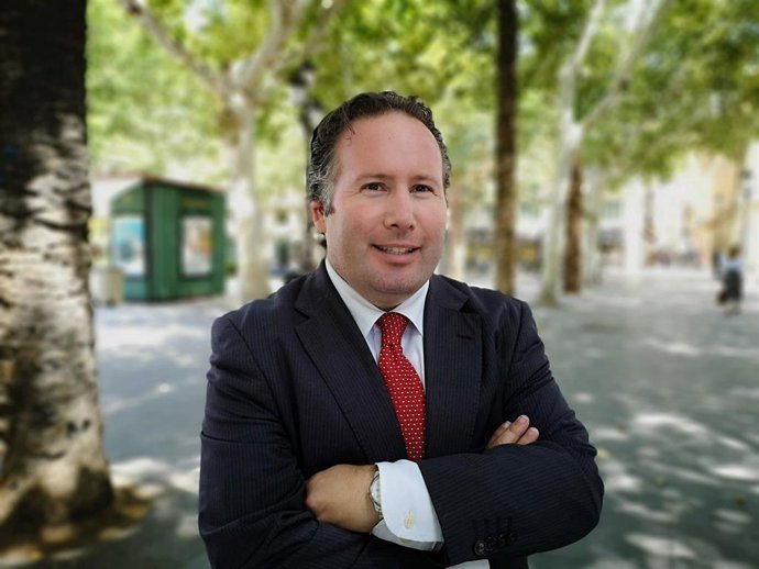 El concejal de Ciudadanos (Cs) en el Ayuntamiento de Sevilla Lorenzo López Aparicio. 