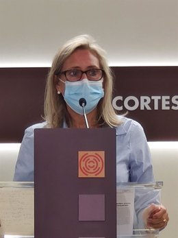 La portavoz de Educación del PP en las Cortes, Pilar Cortés.
