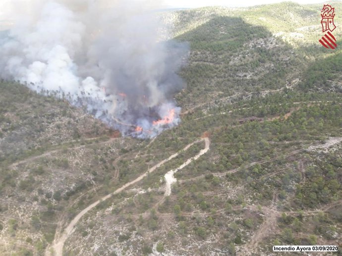 Incendio en Ayora