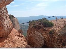 Imagen de una de las vías remodeladas en el Parc Natural del Montsant, en Tarragona