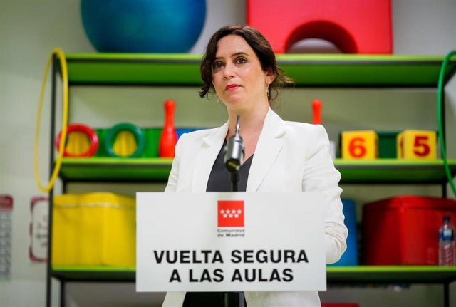 La presidenta de la Comunidad de Madrid, Isabel Díaz Ayuso.