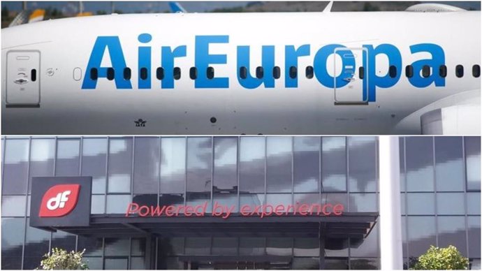 Avión de Air Europa y sede de Duro Felguera