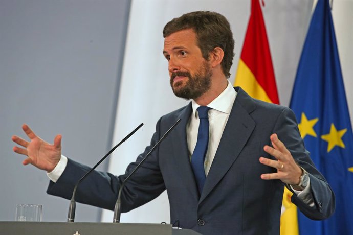 El president del PP, Pablo Casado. Madrid (Espanya), 2 de setembre del 2020.