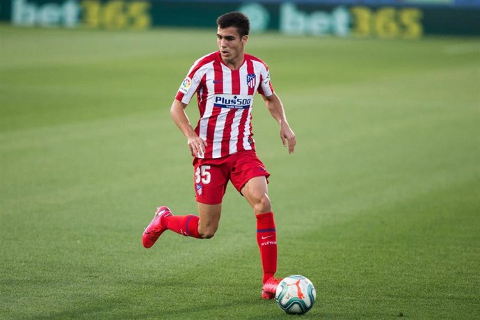 Manu Sánchez durante el partido del Atlético de Madrid ante el Getafe de LaLiga Santander 2019-2020
