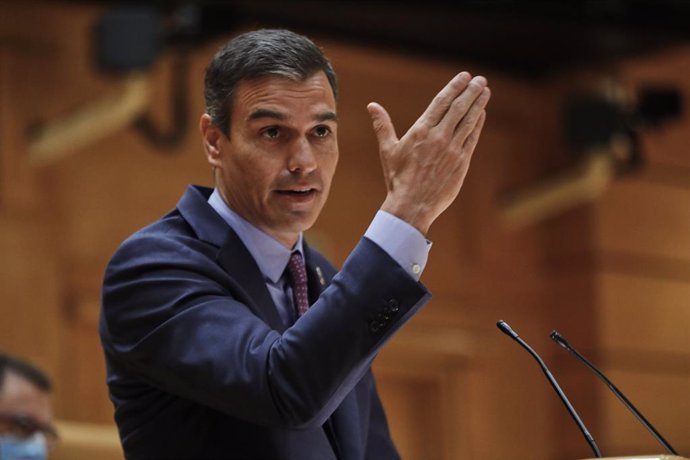 El president del Govern, Pedro Sánchez, compareix davant el Ple del Senat