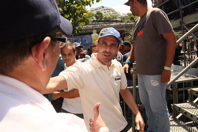 El opositor venezolano Henrique Capriles