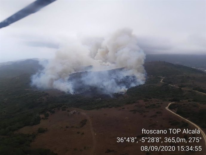 Incendio forestal de Algeciras