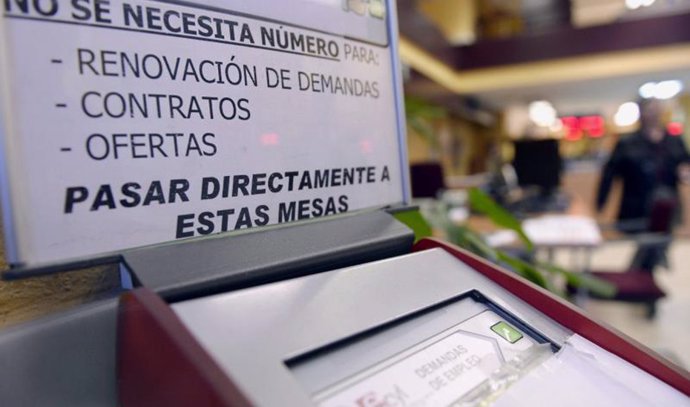 Imagen de archivo de una Oficina del Servicio Andaluz de Empleo (SAE).