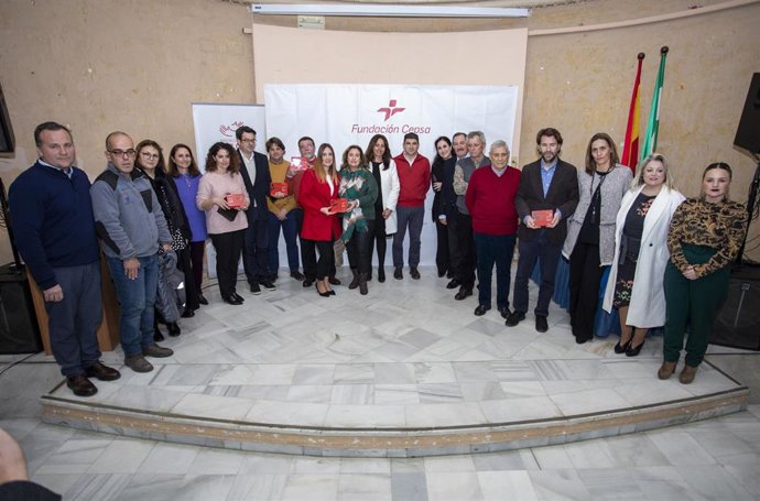 Premiados y jurado en Huelva de la anterior edicición de los Premios al Valor Social de la Fundación Cepsa.