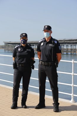 Nuevos uniformes de la Policia Portuaria de Huelva.