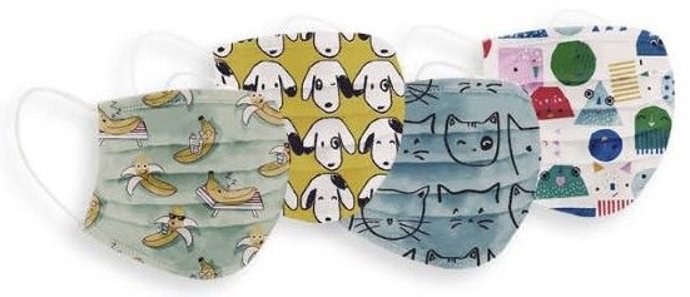 Imagen de las mascarillas infantiles que tiene a la venta Carrefour.