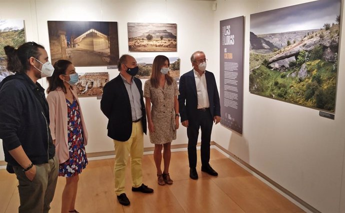 Inauguración de la exposición sobre el Geoparque de Las Loras.