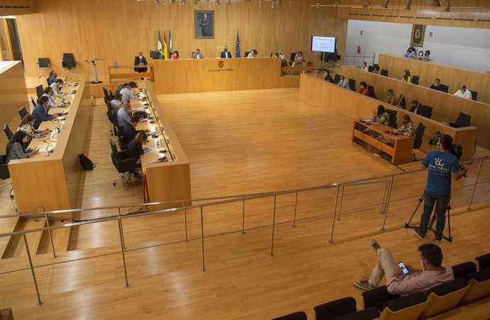 Pleno extraordinario de la Diputación de Málaga