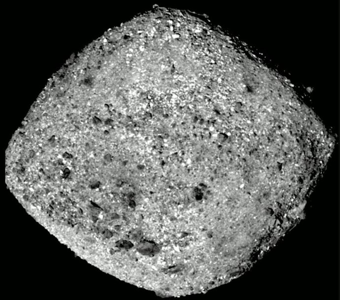 El asteroide Bennu desprende material siguiendo un patrón regular