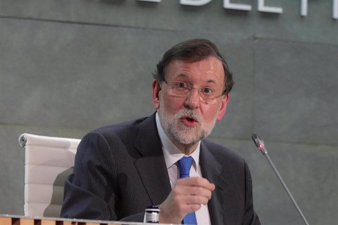 El expresidente del Gobierno Mariano Rajoy durante la presentación de su libro "Una España Mejor"
