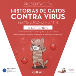 La escritora vallisoletana Marta Azcona presenta su libro Historias de gatos contra virus en Vallsur