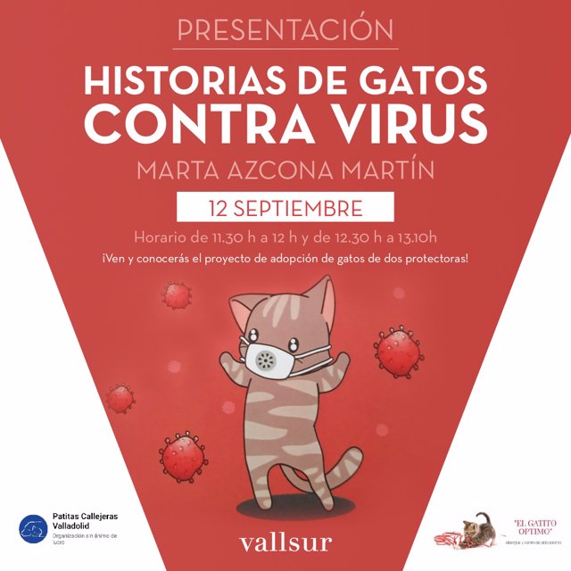 La escritora vallisoletana Marta Azcona presenta su libro “Historias de gatos contra virus” en Vallsur