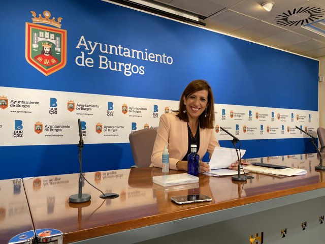 Nuria Barrio, portavoz del equipo de Gobierno del Ayuntamiento de Burgos