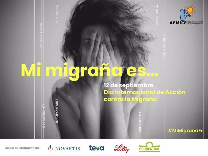 AEMICE lanza la campaña '#MiMigrañaEs' para dar voz a las más de 5 millones de personas que sufren migraña