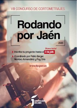 Cartel del concurso de cortometrajes 'Rodando por Jaén'.