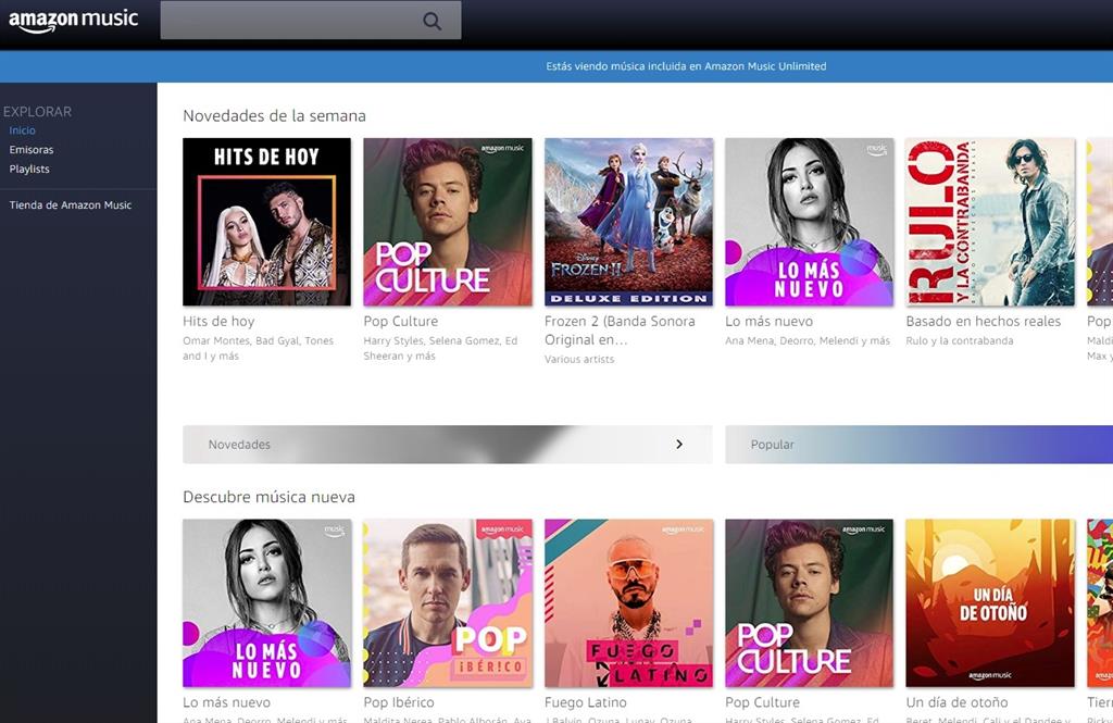 suscripción amazon music