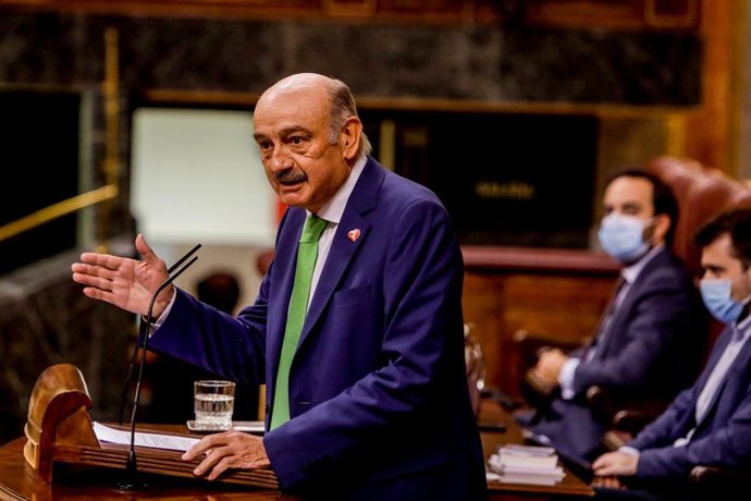 El diputado nacional del Partido Regionalista de Cantabria, José María Mazón, en el Congreso. Archivo