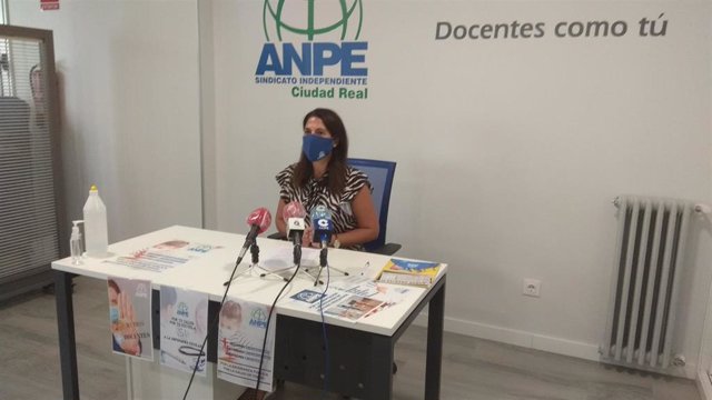 La presidenta de ANPE en Ciudad Real, Mónica Sánchez de la Nieta