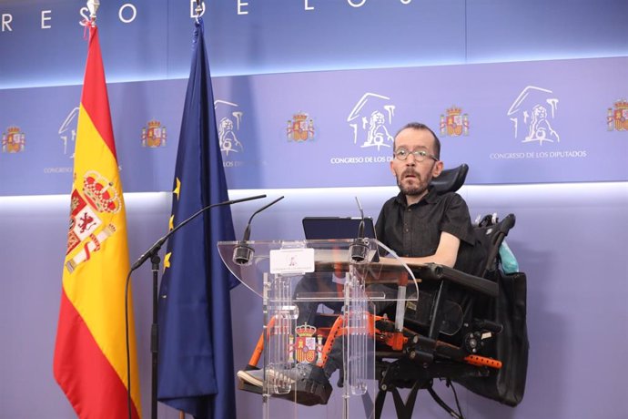 El portavoz de Podemos en el Congreso de los Diputados, Pablo Echenique