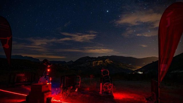 Imagen de archivo de una observación astronómica.