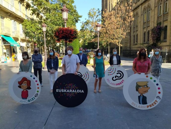 Presentación en San Sebastián de las unidades didácticas de Euskaraldia